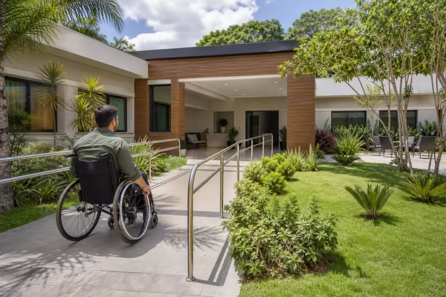 Clínica de recuperação em Goiânia: acessibilidade para PCD