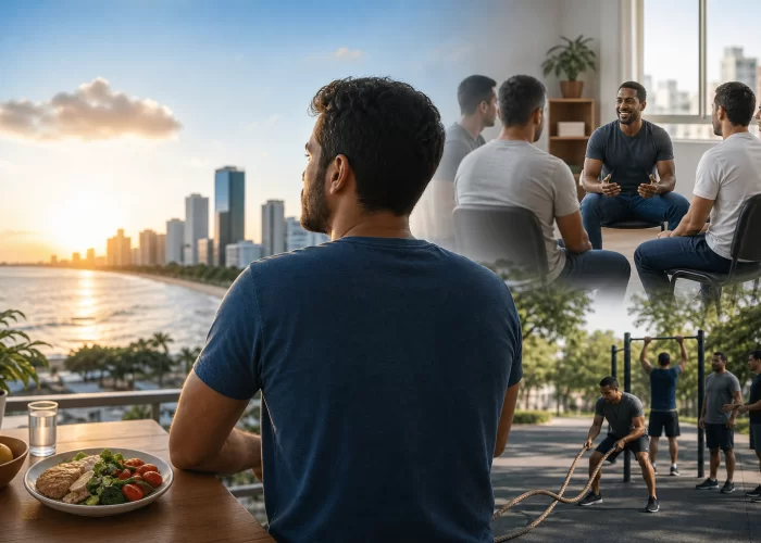 Tratamento masculino em Recife: rotina e reinserção social