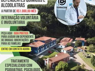 Clínicas Corp (Porto Belo ) Tratamento Para Dependência Química e Alcoolismo