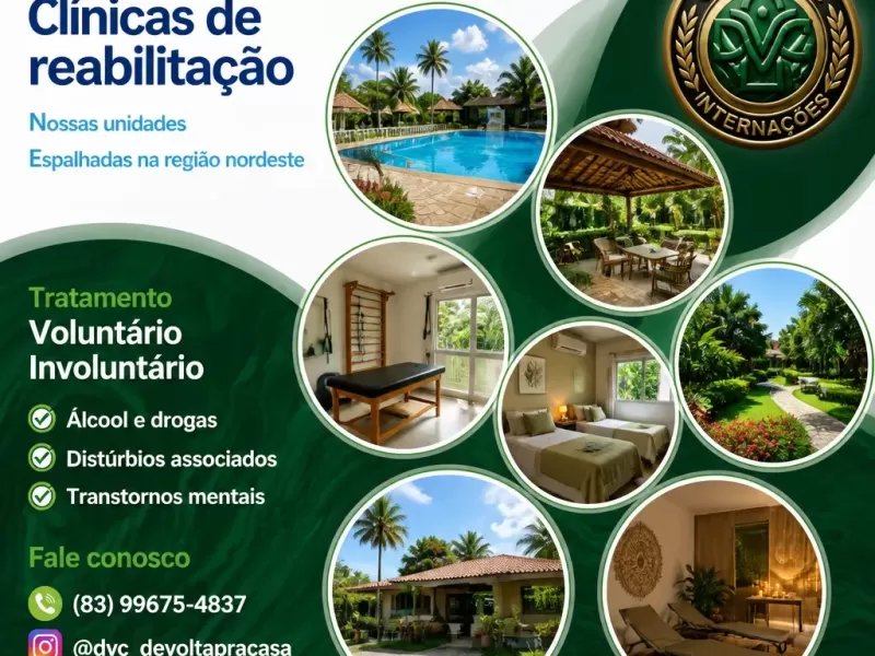 Clínicas de Recuperação Mistas (Masculino e Feminino) em Cajazeiras - PB